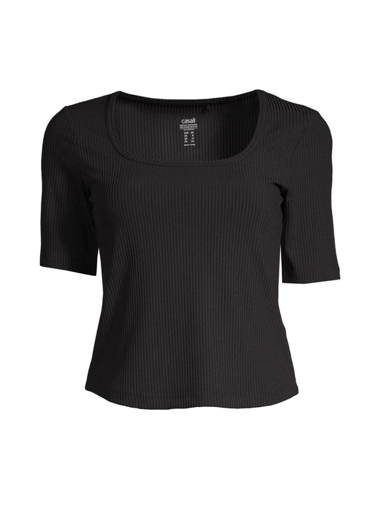 Koszulka CASALL Scoop Rib Tank czarny - Adventure Sports
