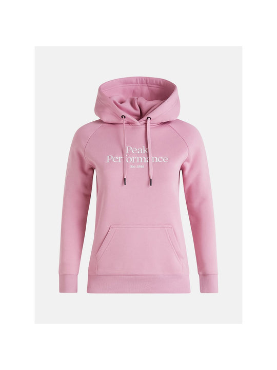 Bluza Peak Performance W Original Hood różowy - Adventure Sports
