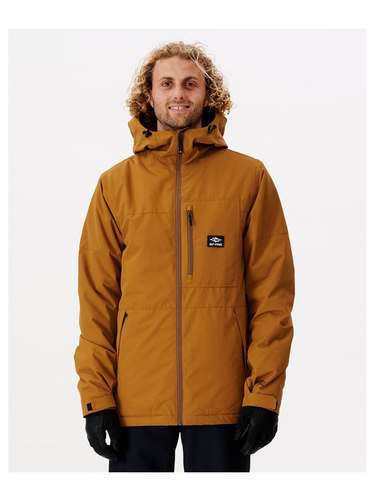 Kurtka narciarska RIP CURL Notch Up Jacket złoty - Adventure Sports
