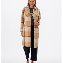 Kurtka RIP CURL Breeze Check Jacket camel - Adventure Sports

