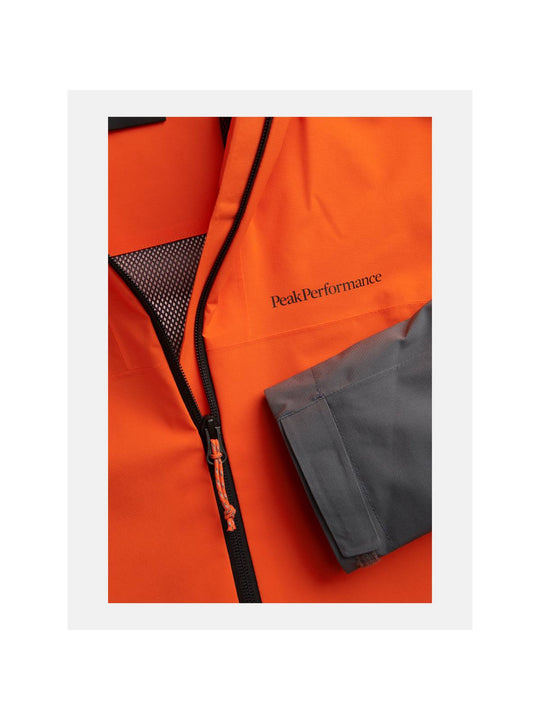 Kurtka damska PEAK PERFORMANCE W NIGHTBREAK JACKET czerwona - Adventure Sports
