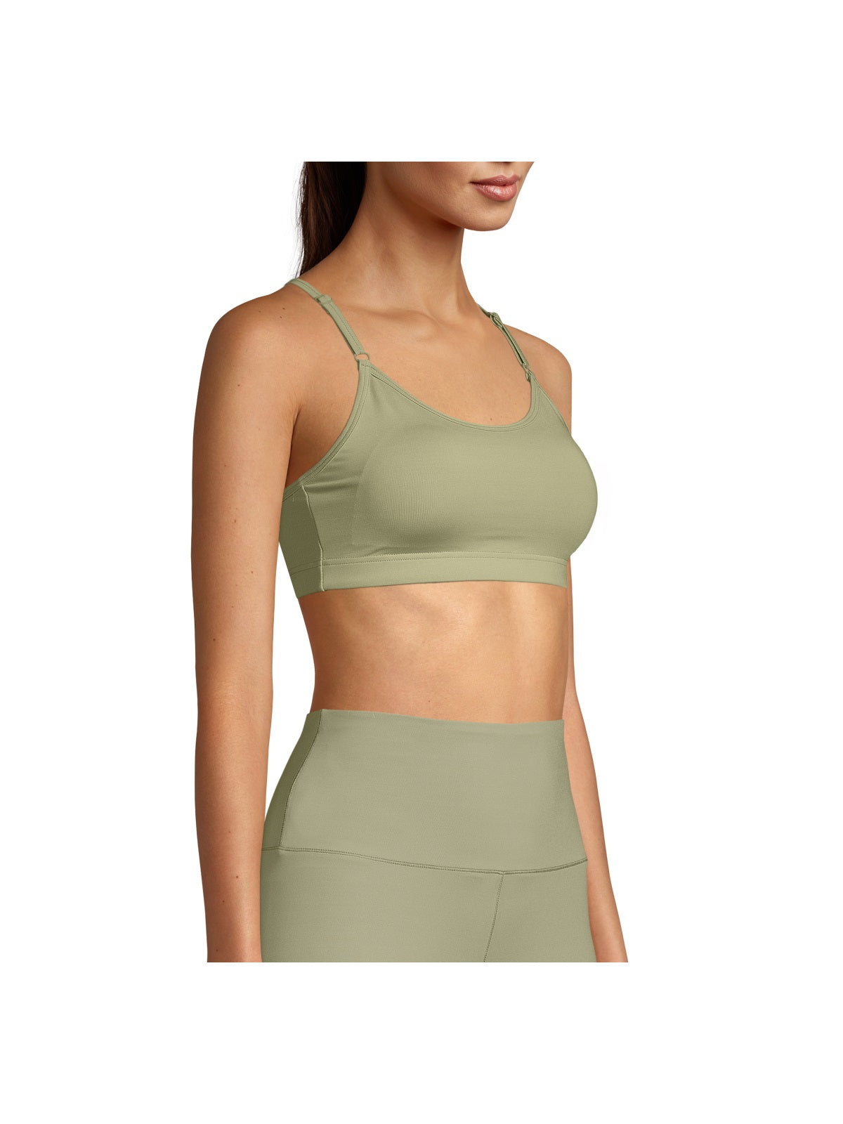 Stanik treningowy CASALL Strappy Sports Bra zielony - Top - Adventure