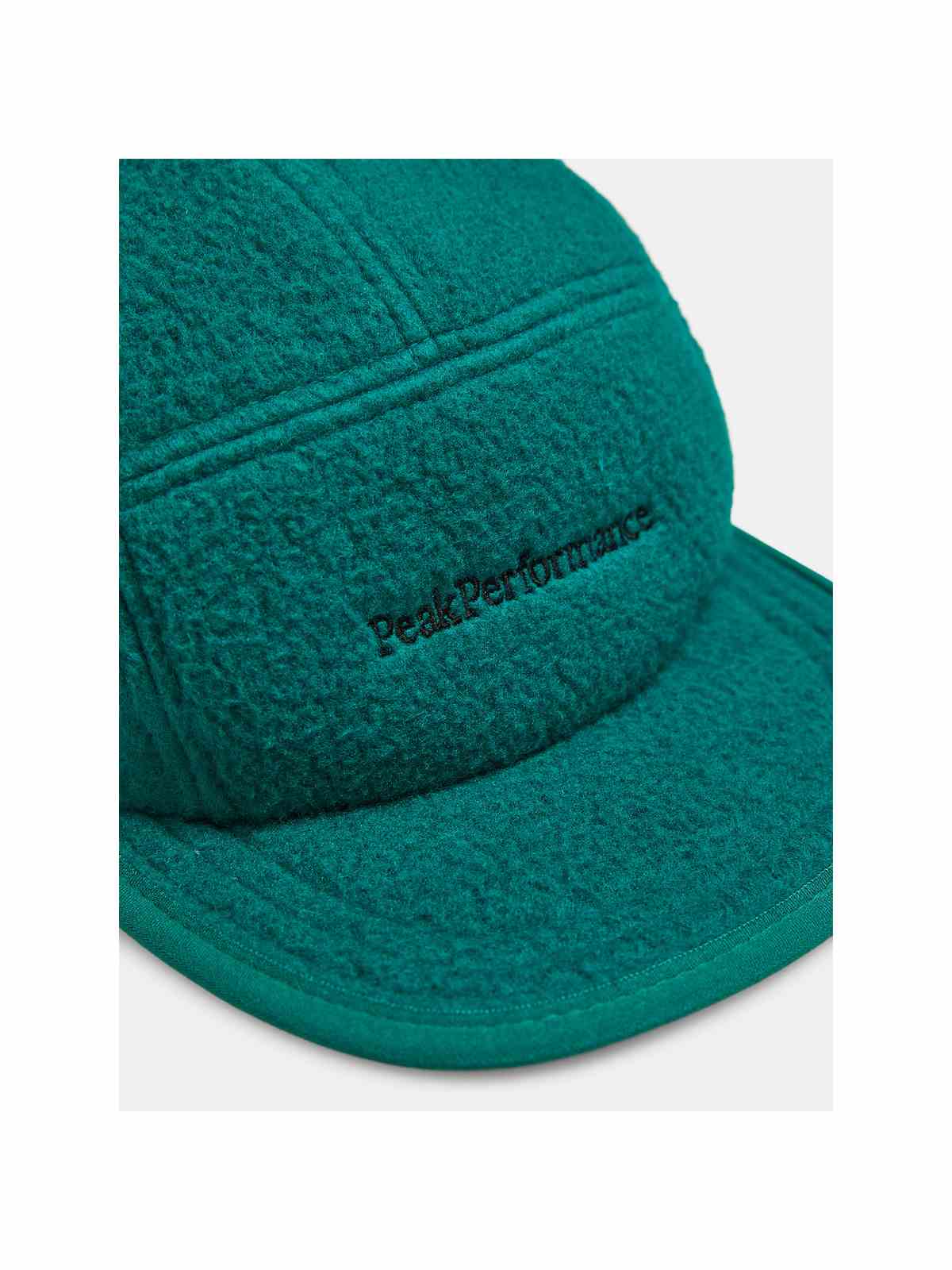 Czapka z daszkiem Peak Performance Fleece Cap zielony - TU - Adventure Sports