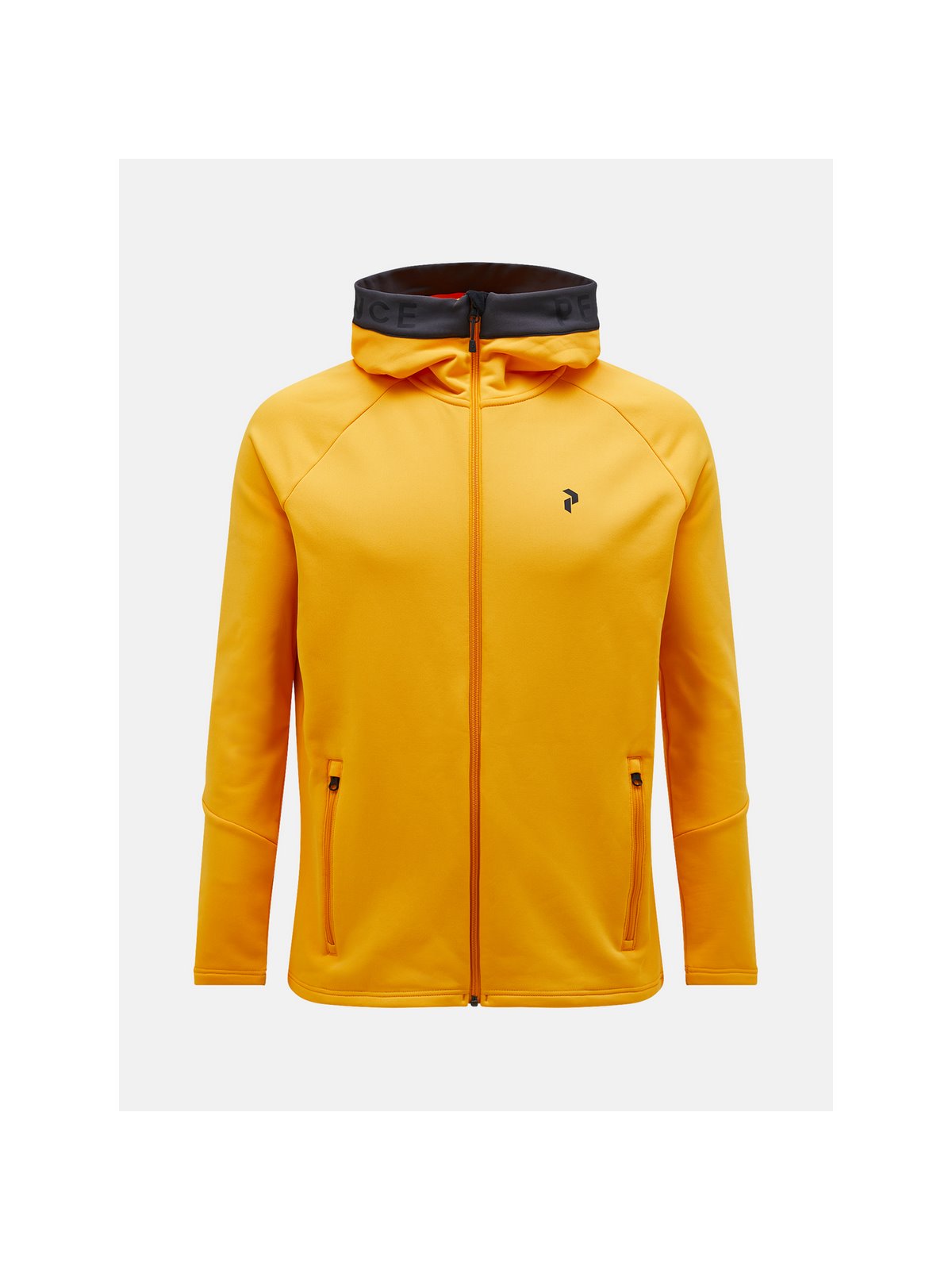 Bluza mid layer męska Peak Performance M Rider Zip Hood żółty - Adventure Sports