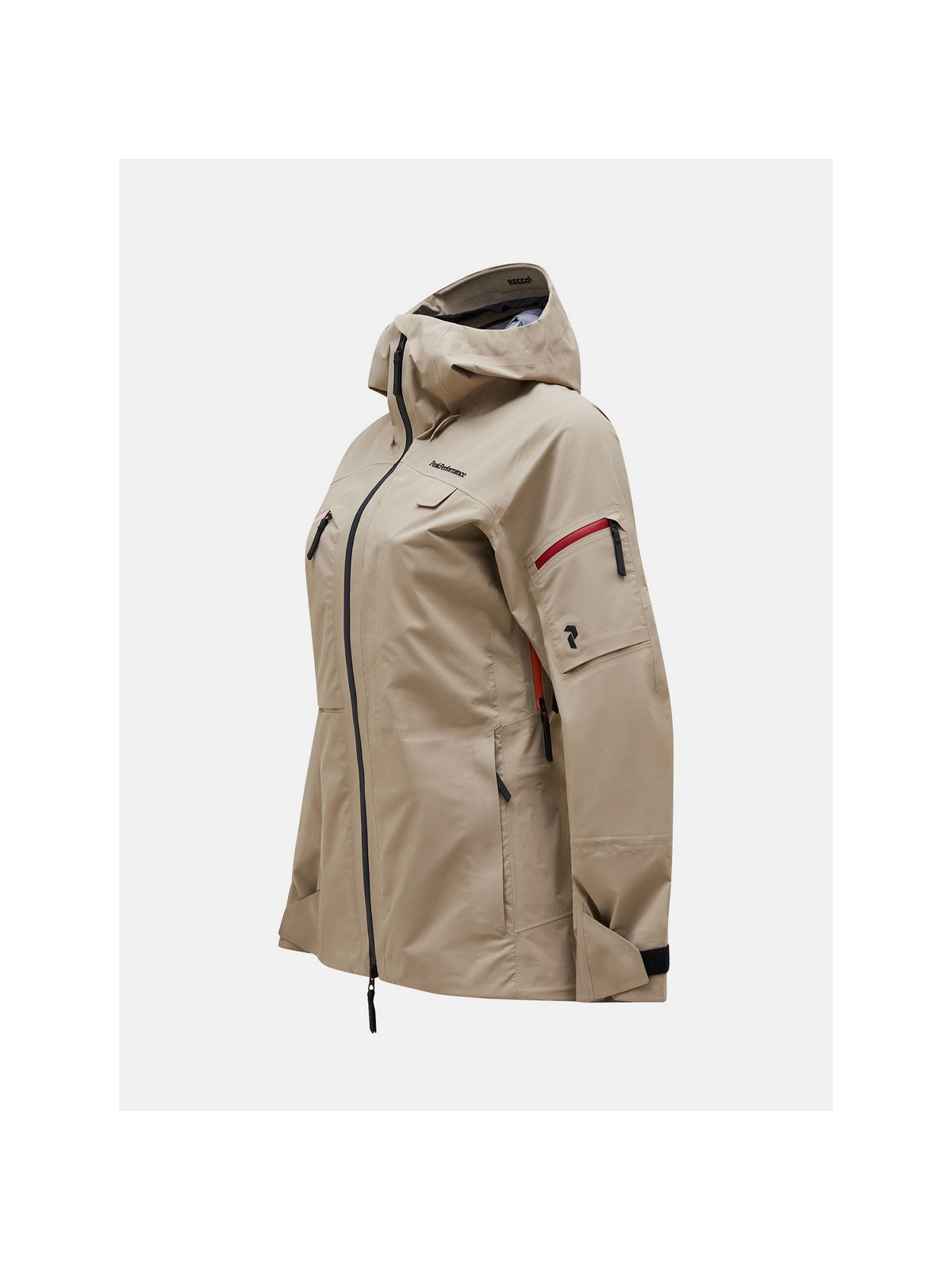 Kurtka narciarska Peak Performance W Alpine Gore-Tex 3L beżowy - Adventure Sports