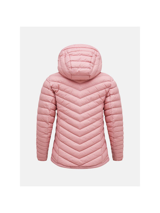 Kurtka puchowa Peak Performance W Frost Down Hood Jacket różowy - narciarska - Adventure Sports
