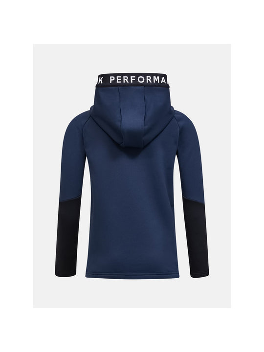 Bluza Peak Performance Jr Rider Zip Hood granatowy - Adventure Sports
