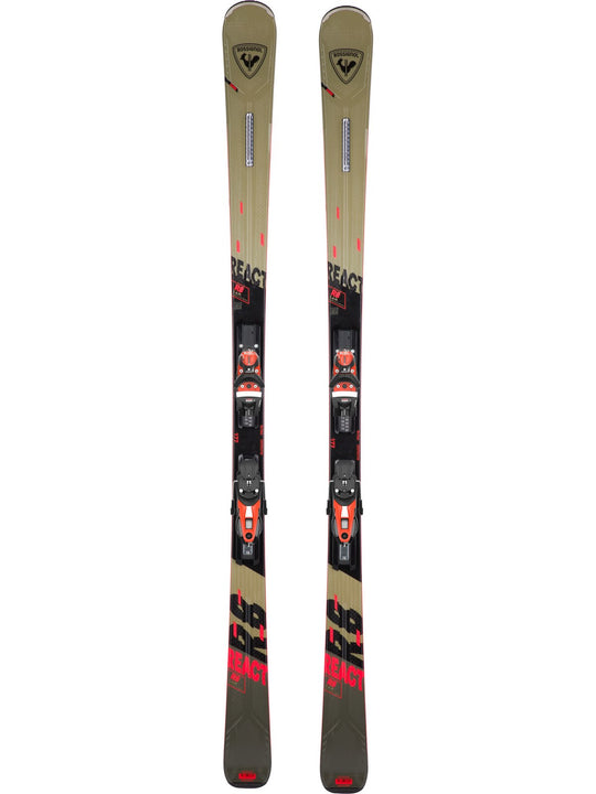 Narty ROSSIGNOL REACT 8 CAM + wiązania LOOK NX12 Konect GW B80 Blk Hot Red - Adventure Sports
