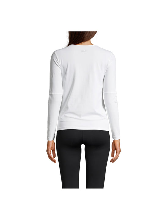 Koszulka CASALL Essential Mesh Detail Long Sleeve biały - Adventure Sports
