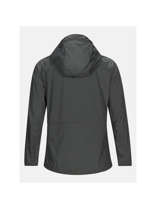 Kurtka damska PEAK PERFORMANCE W VISLIGHT WINDJACKET grafitowa - Adventure Sports

