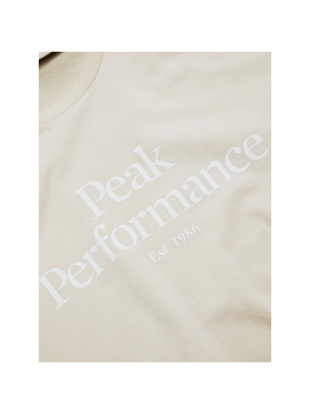 T-Shirt Peak Performance M Original Tee beżowy - Koszulka - Adventure Sports