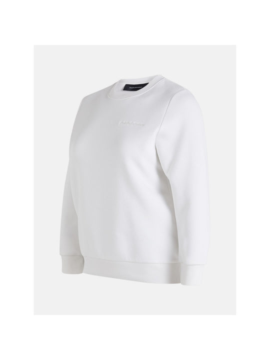 Bluza dresowa damska Peak Performance W Original Small Logo Crew biały - Adventure Sports
