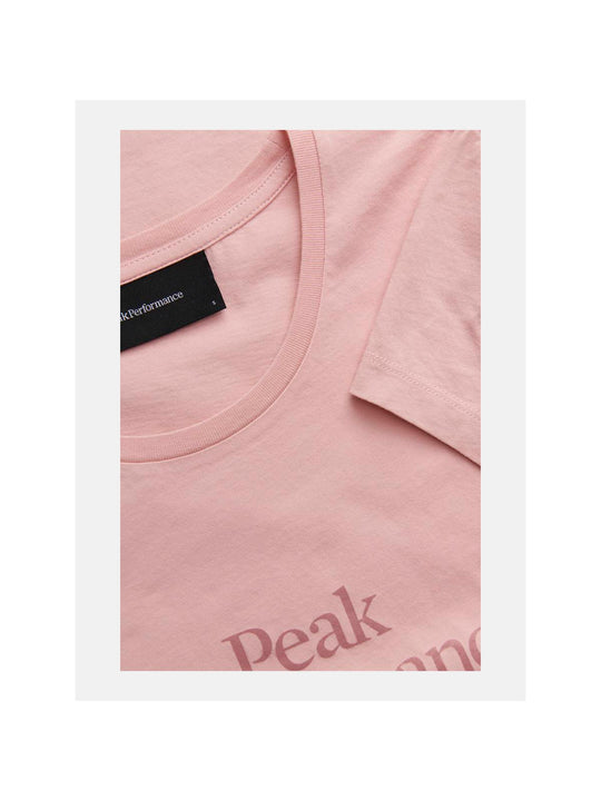 T-Shirt damski PEAK PERFORMANCE W ORIGINAL TEE jasny róż - Koszulka - Adventure Sports
