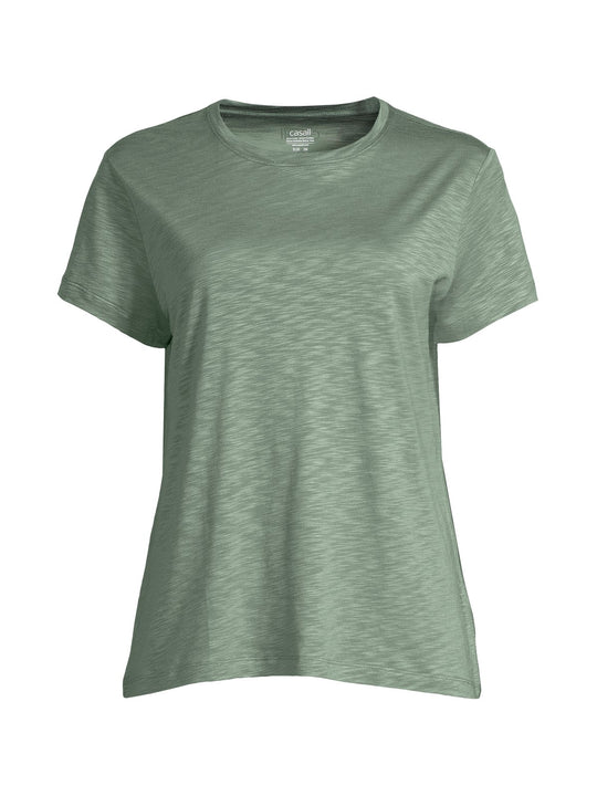 Koszulka CASALL Soft Texture Tee zielony - Adventure Sports
