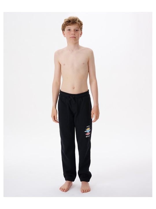 Spodnie RIP CURL Search Icon Track Pant -Boy czarny - Adventure Sports
