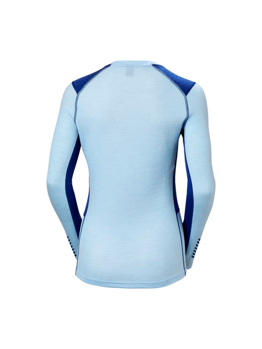 Koszulka Helly Hansen W Lifa Merino Midweight Crew niebieski - Adventure Sports
