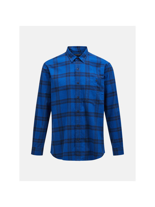 Koszula Peak Performance M Moment Flannel Shirt niebieski - Adventure Sports
