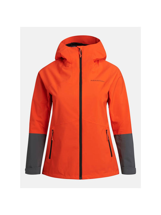 Kurtka damska PEAK PERFORMANCE W NIGHTBREAK JACKET czerwona - Adventure Sports
