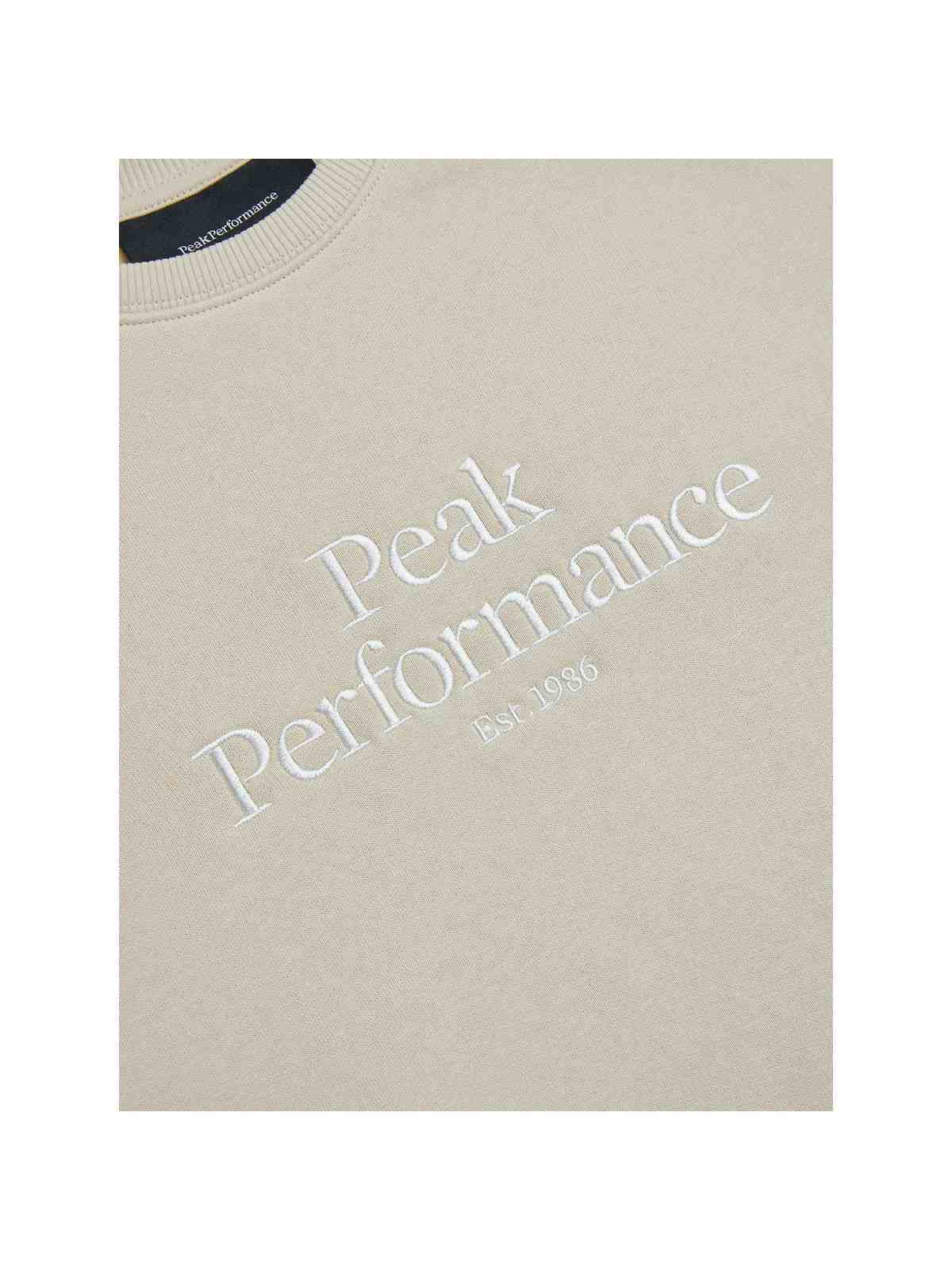 Bluza Peak Performance W Original Crew beżowy - Adventure Sports
