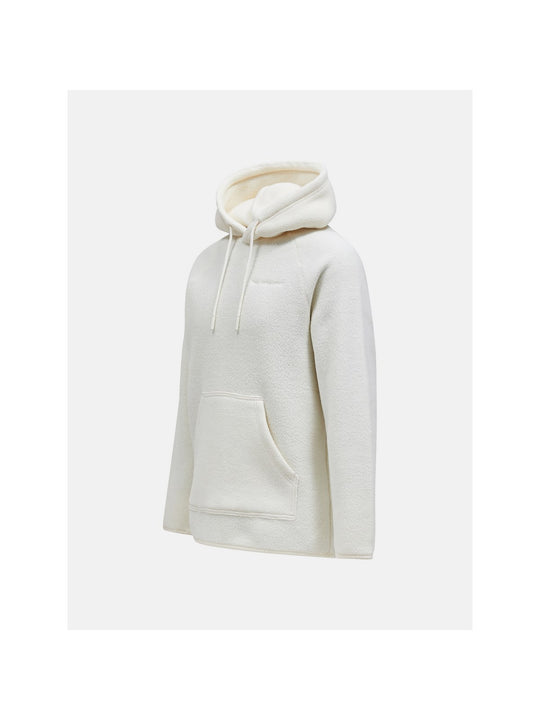 Bluza Peak Performance M Fleece Hood biały - Adventure Sports
