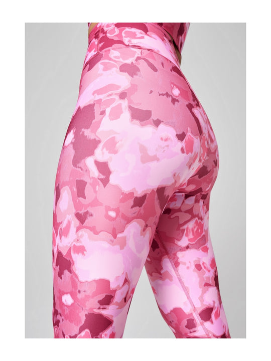 Legginsy CASALL Blossom High Waist Tights różowy - Adventure Sports
