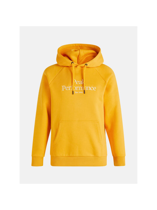 Bluza Peak Performance M Original Hood żółty - Adventure Sports
