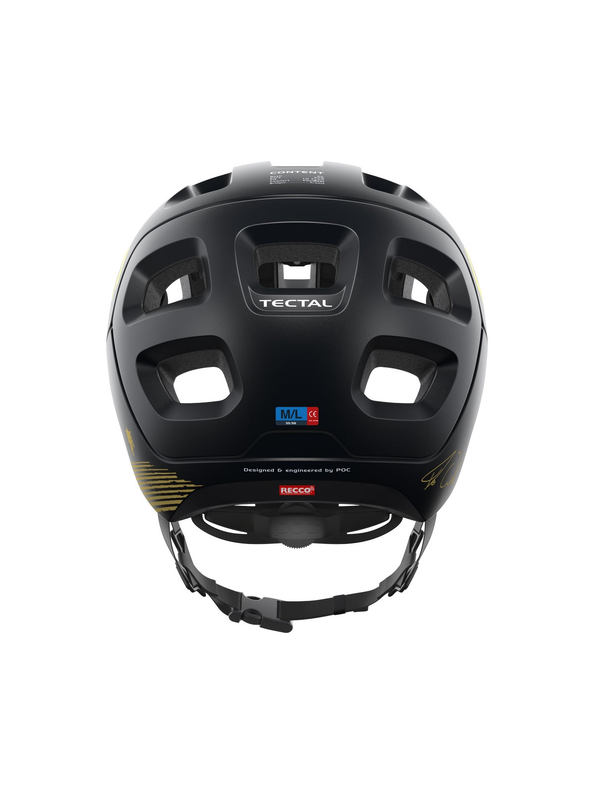 Kask rowerowy POC Tectal Fabio Ed. czarny - Adventure Sports