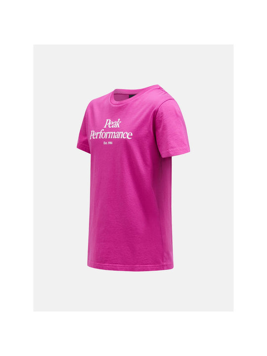 T-Shirt Peak Performance Jr Original Tee różowy - Koszulka - Adventure Sports
