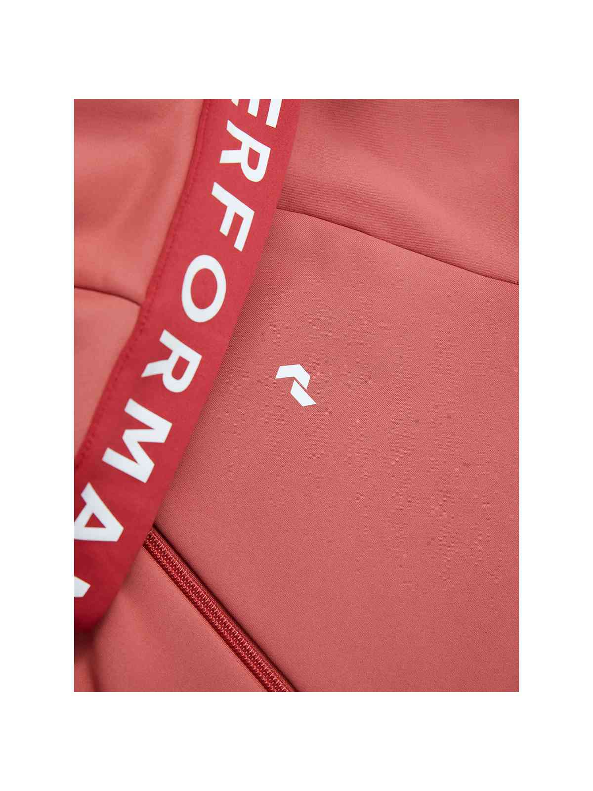 Bluza damska mid layer Peak Performance W Rider Zip Hood różowy - Adventure Sports