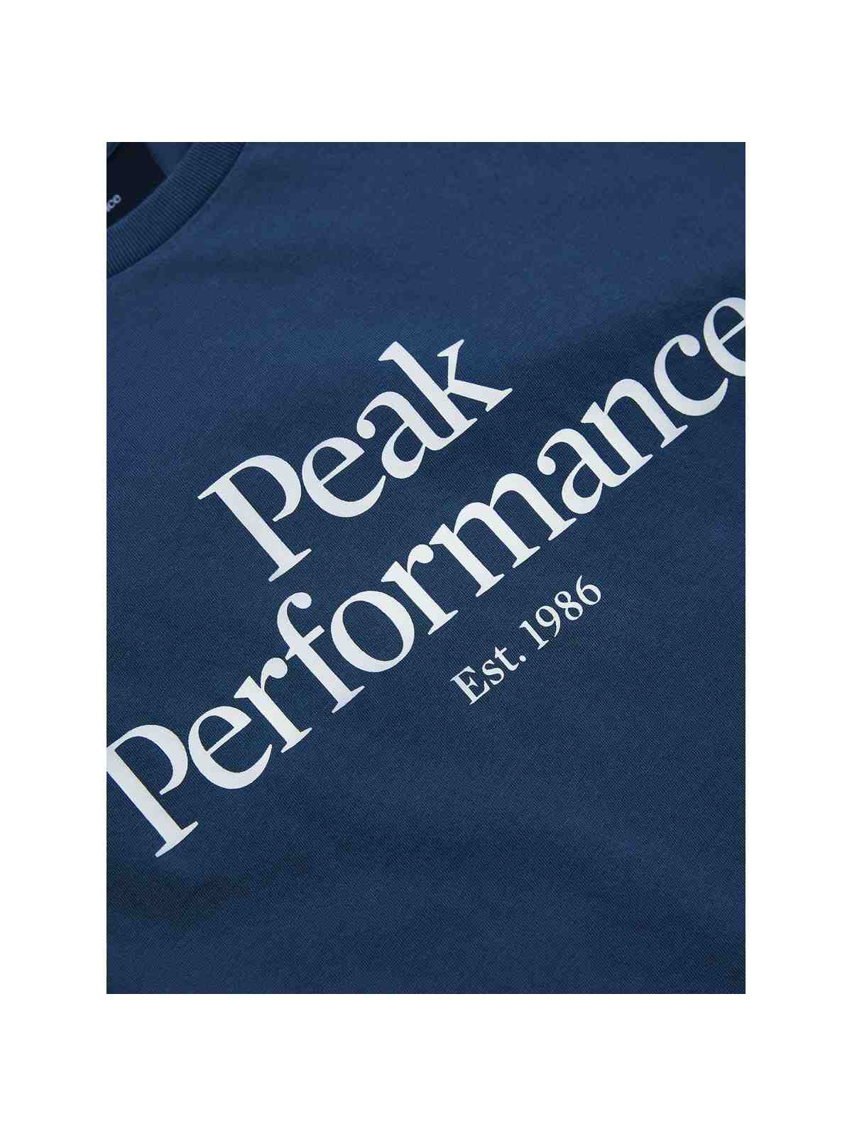 T-Shirt Peak Performance M Original Tee niebieski - Koszulka - Adventure Sports